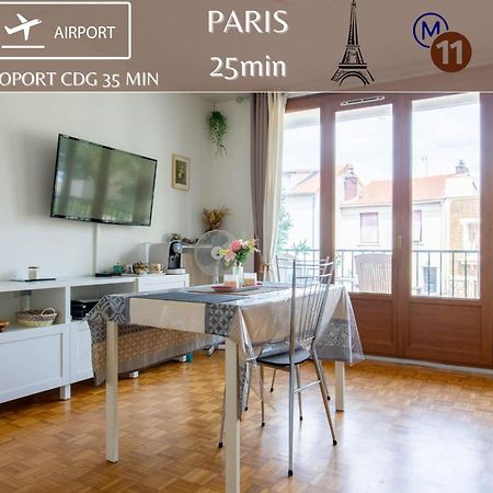 Appart Hotel - Le Nid - 25Min Paris Romainville Zewnętrze zdjęcie